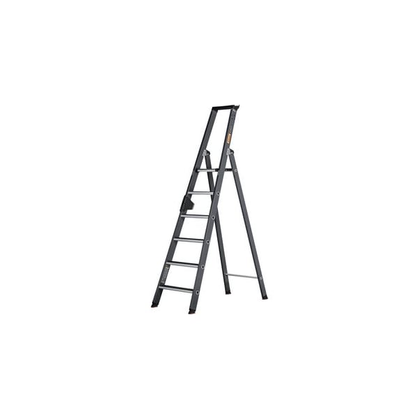 Garant Stepladder- single-sided access with GripStep- Number of steps including platform: 6 965901 6 - main
